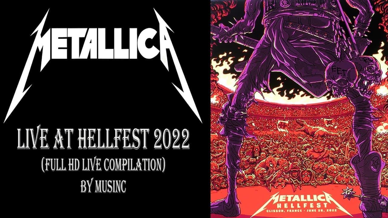 Metallica Live Hellfest 2022 backdrop