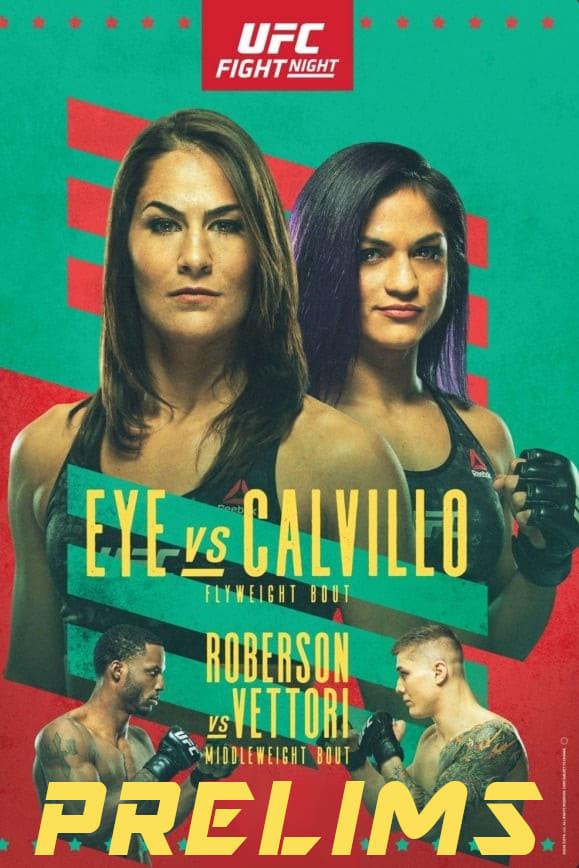 UFC on ESPN 10: Eye vs. Calvillo poster