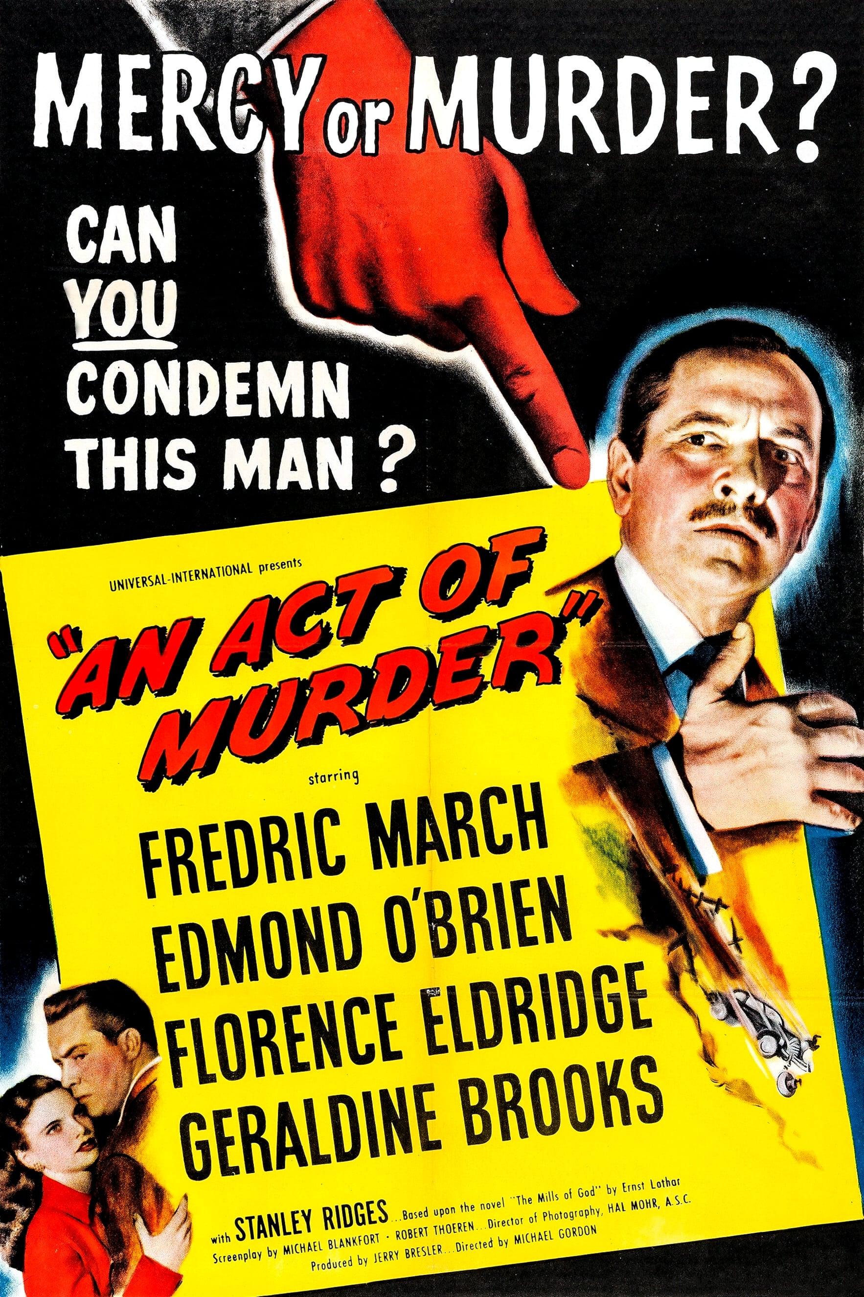 An Act of Murder poster