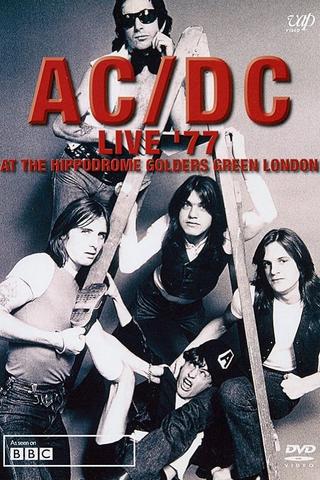 AC/DC: Live '77 At The Hippodrome Golders Green London poster