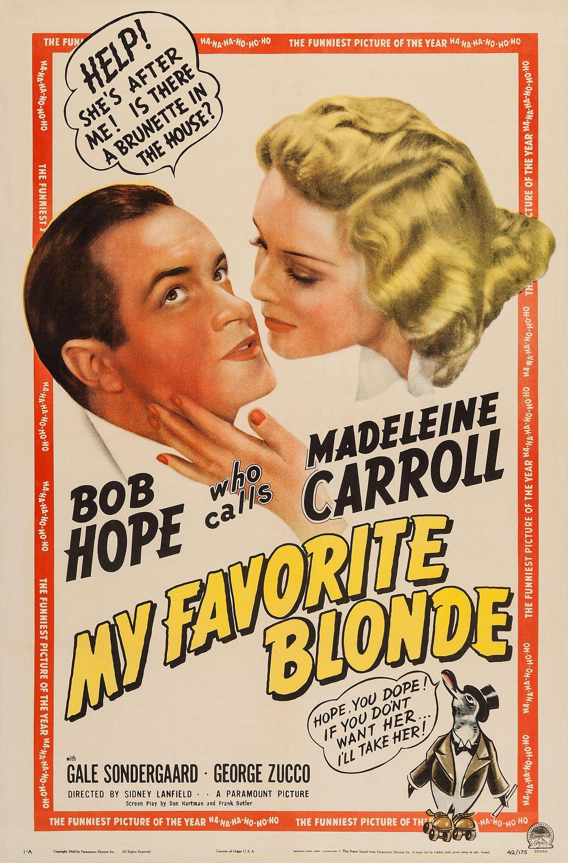 My Favorite Blonde poster