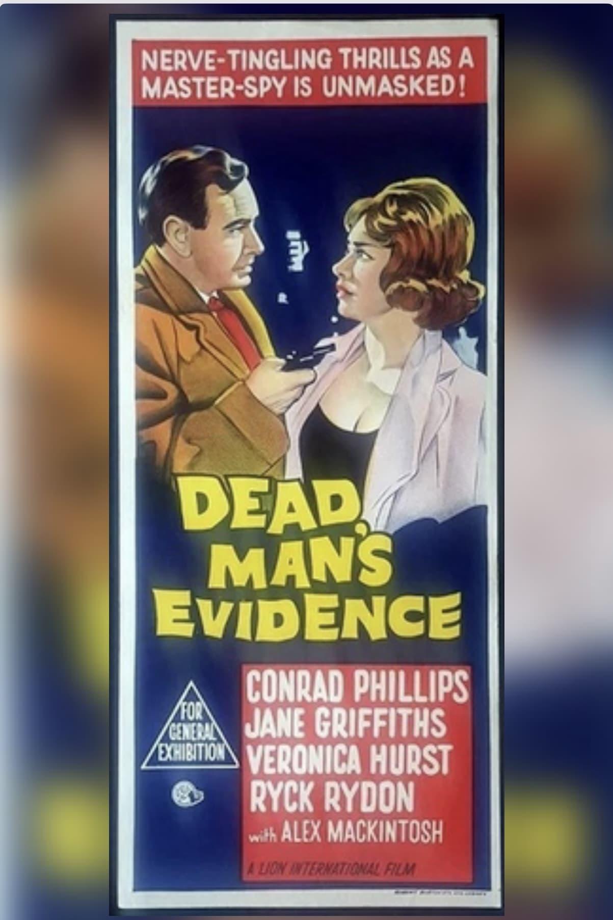 Dead Man's Evidence poster