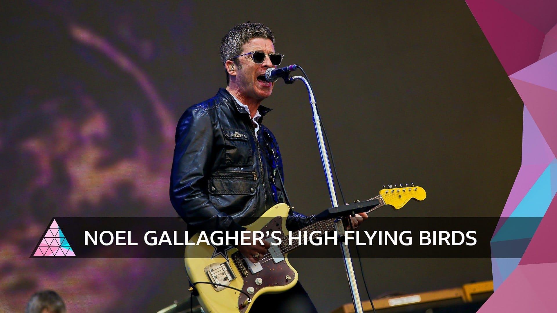 Noel Gallagher’s High Flying Birds at Glastonbury 2022 backdrop