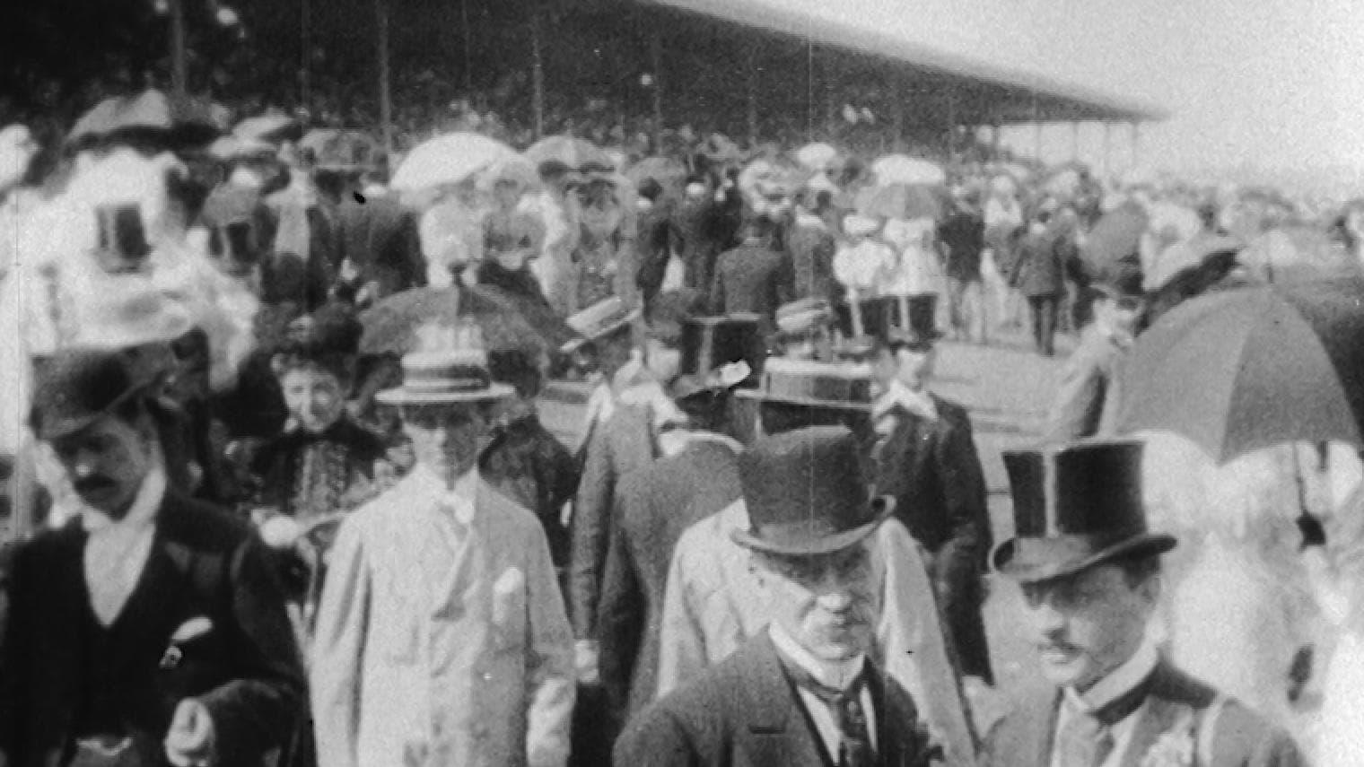 The Melbourne Cup backdrop