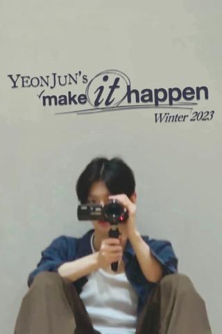 Yeonjun's "Make it Happen" Winter 2023 poster