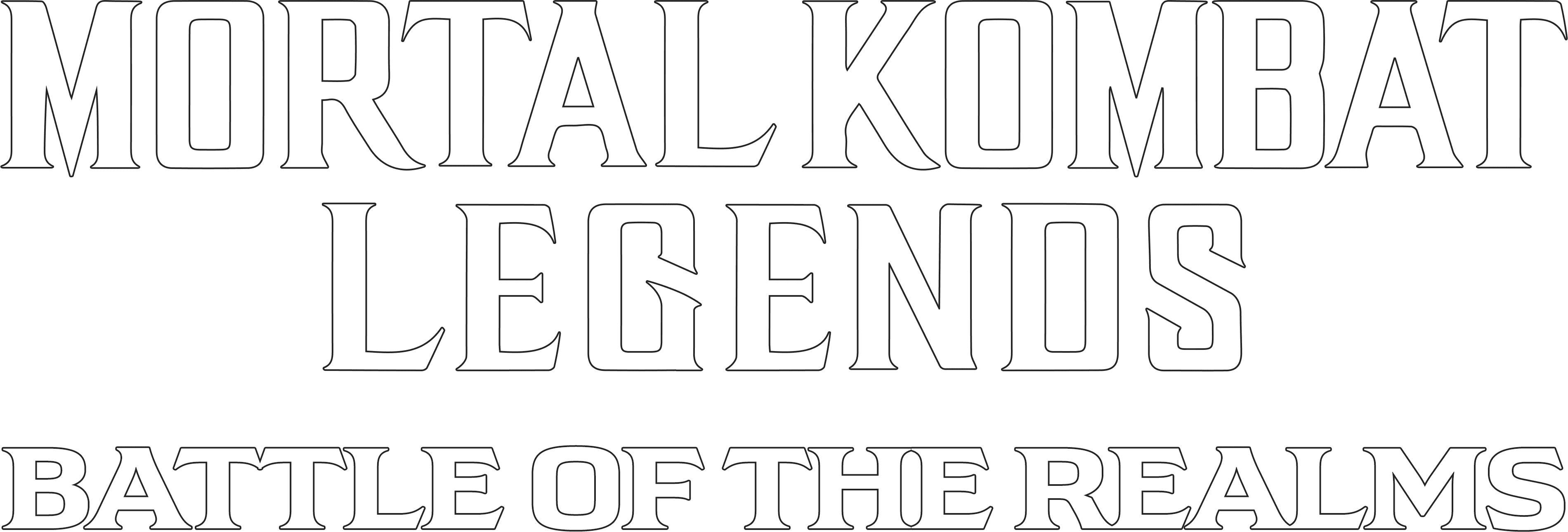 Mortal Kombat Legends: Battle of the Realms logo