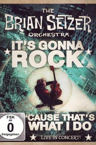 The Brian Setzer Orchestra - It's Gonna Rock... 'Cause That's What I Do poster