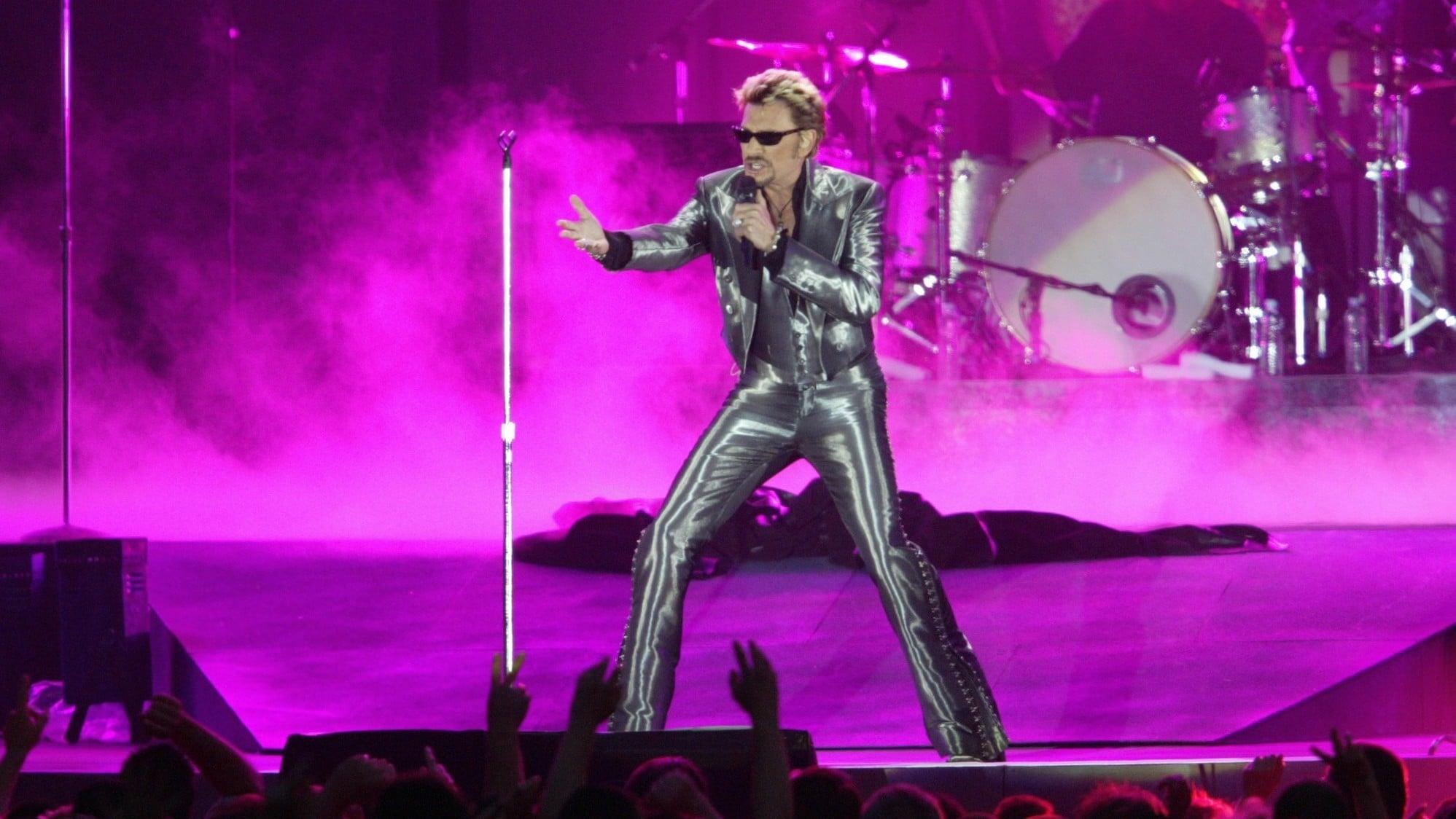 Johnny Hallyday - Parc des Princes 2003 backdrop