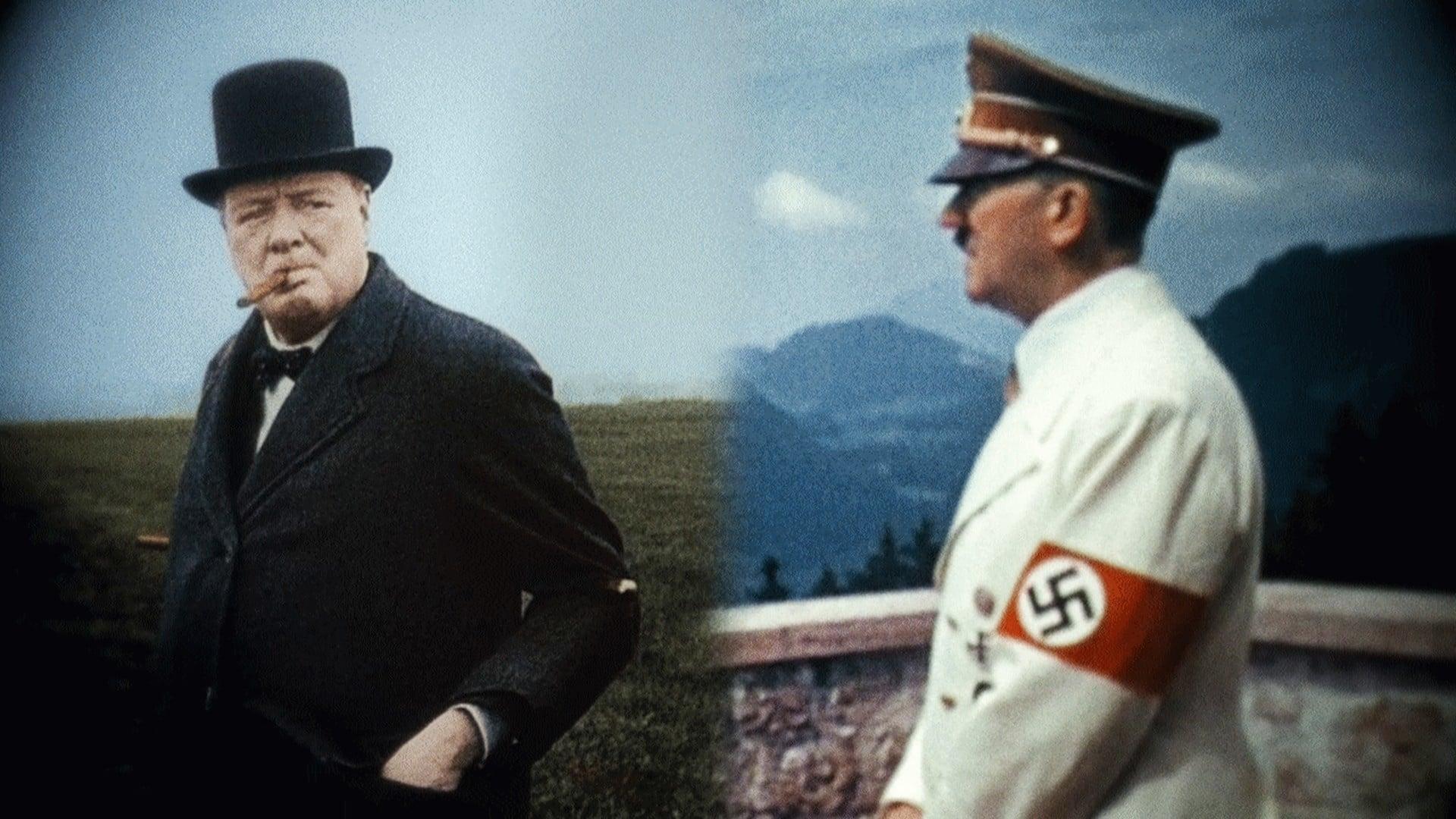 The Eagle and the Lion: Hitler vs Churchill backdrop