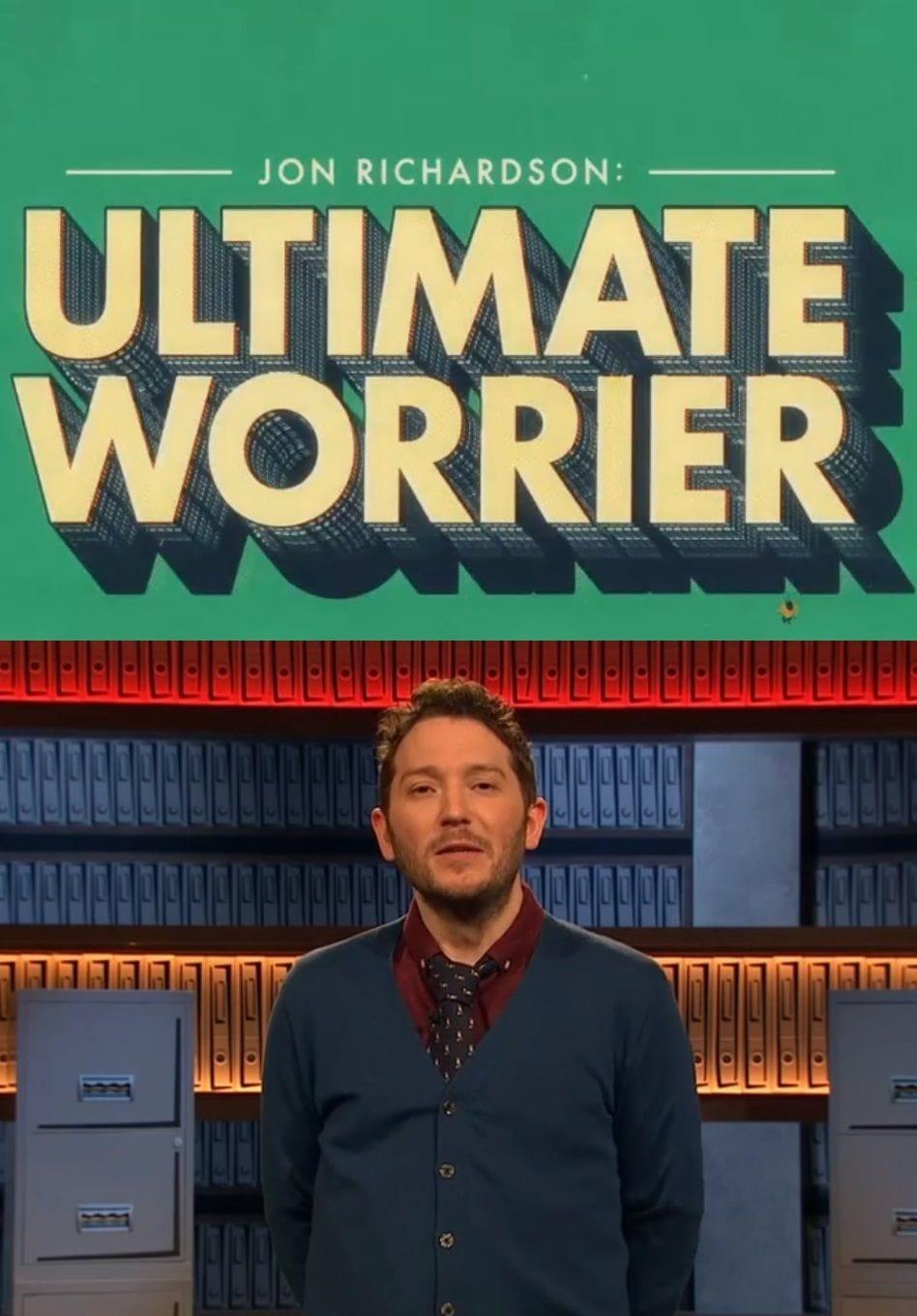 Jon Richardson: Ultimate Worrier poster