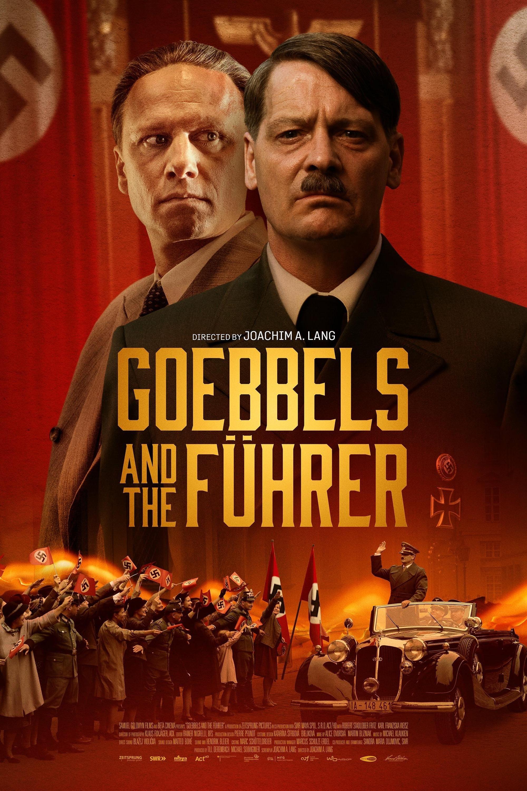 Goebbels and the Führer poster