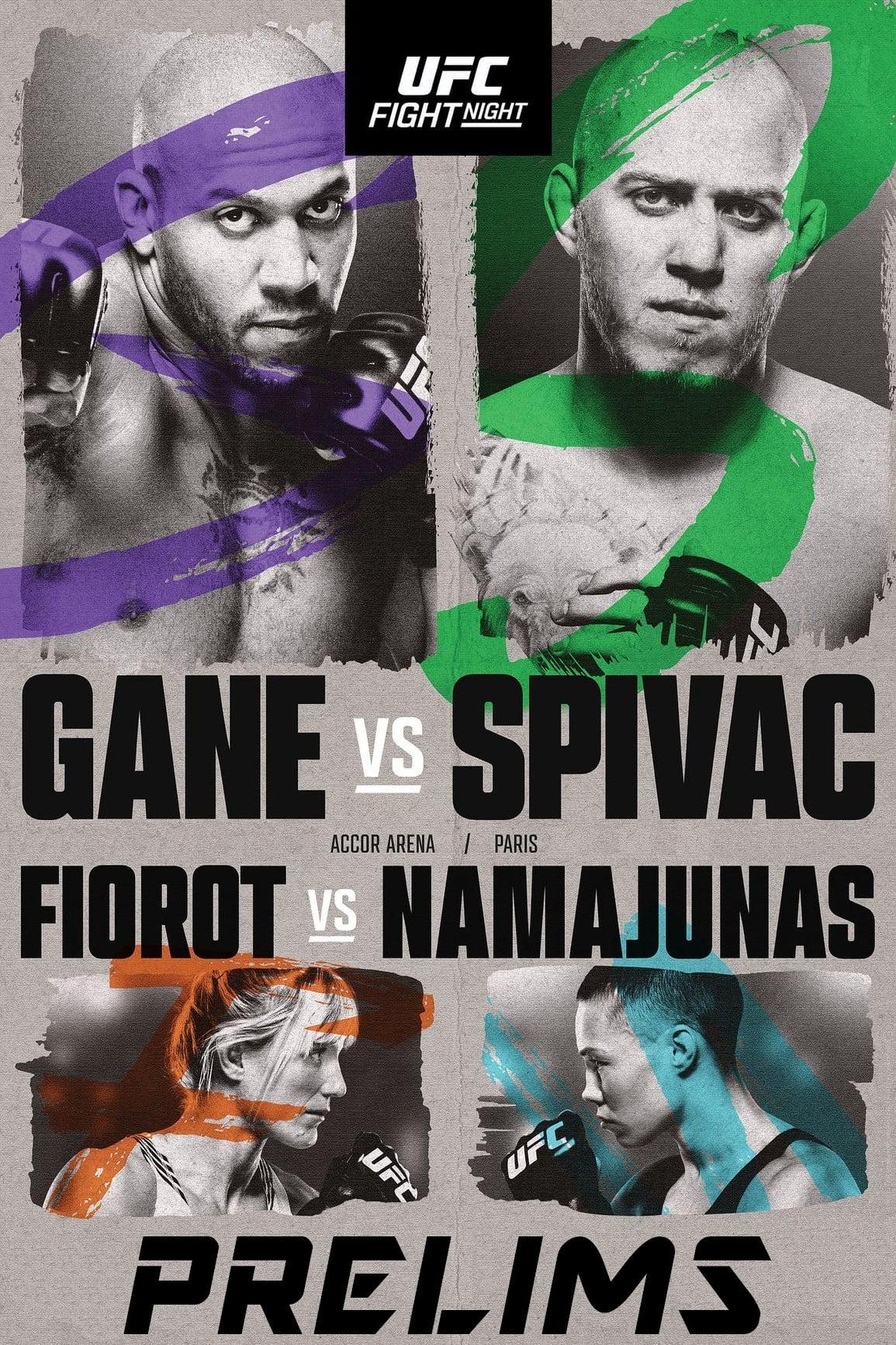 UFC Fight Night 226: Gane vs. Spivak poster