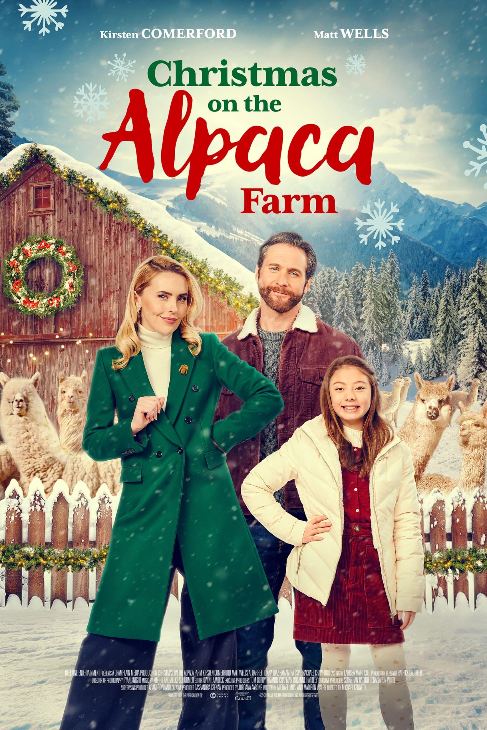 Christmas on the Alpaca Farm poster