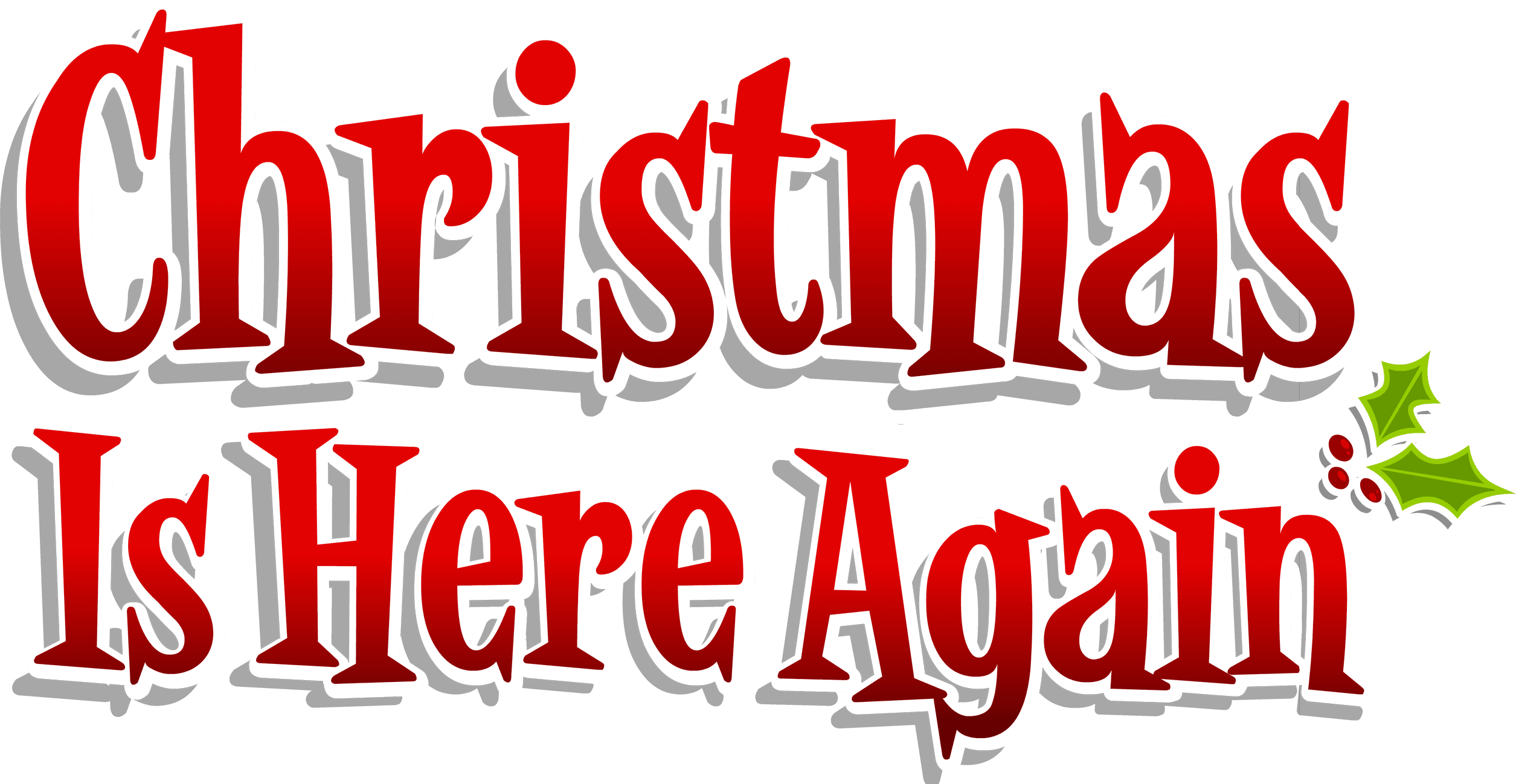 Christmas Is Here Again logo