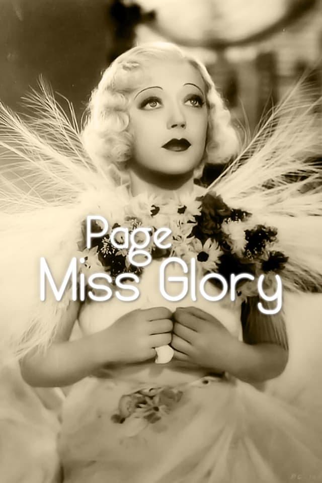 Page Miss Glory poster