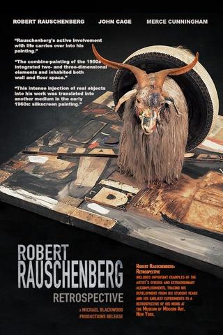 Robert Rauschenberg: Retrospective poster