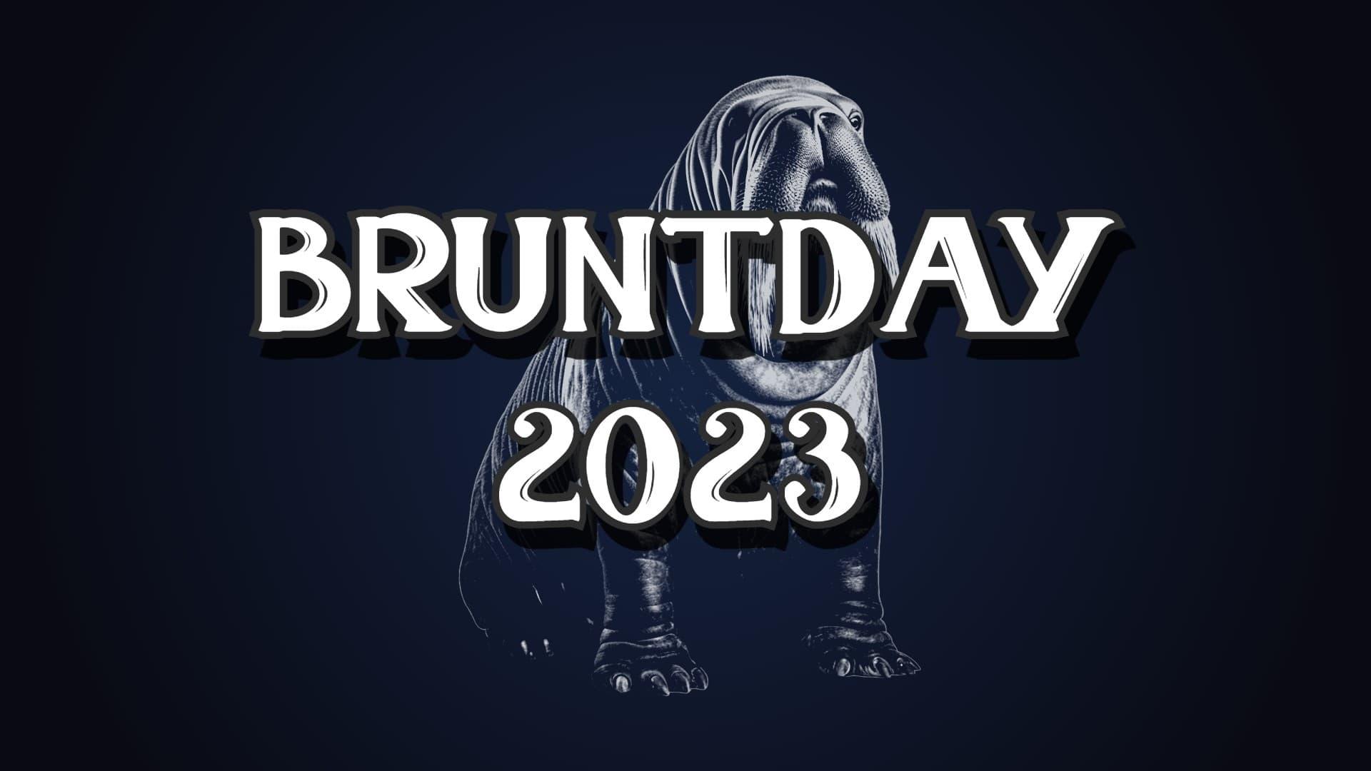 Bruntday 2023 backdrop