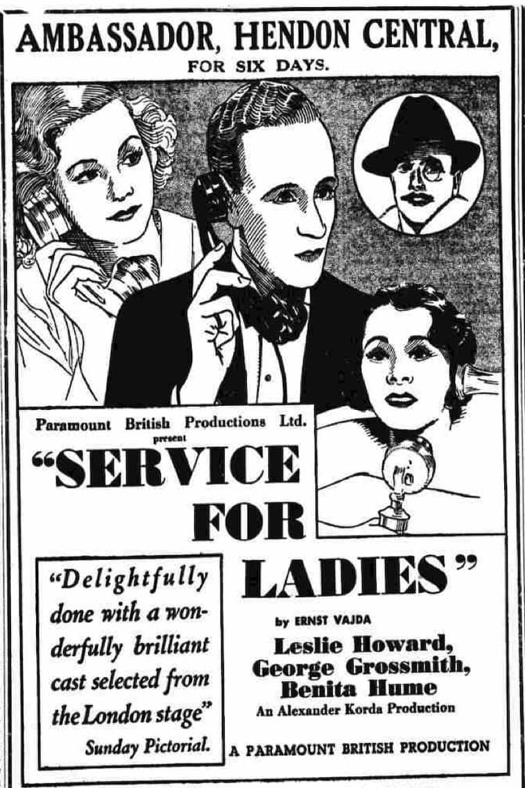 Service for Ladies poster
