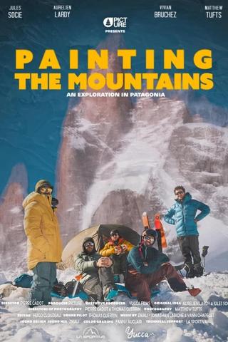 Painting the mountains poster