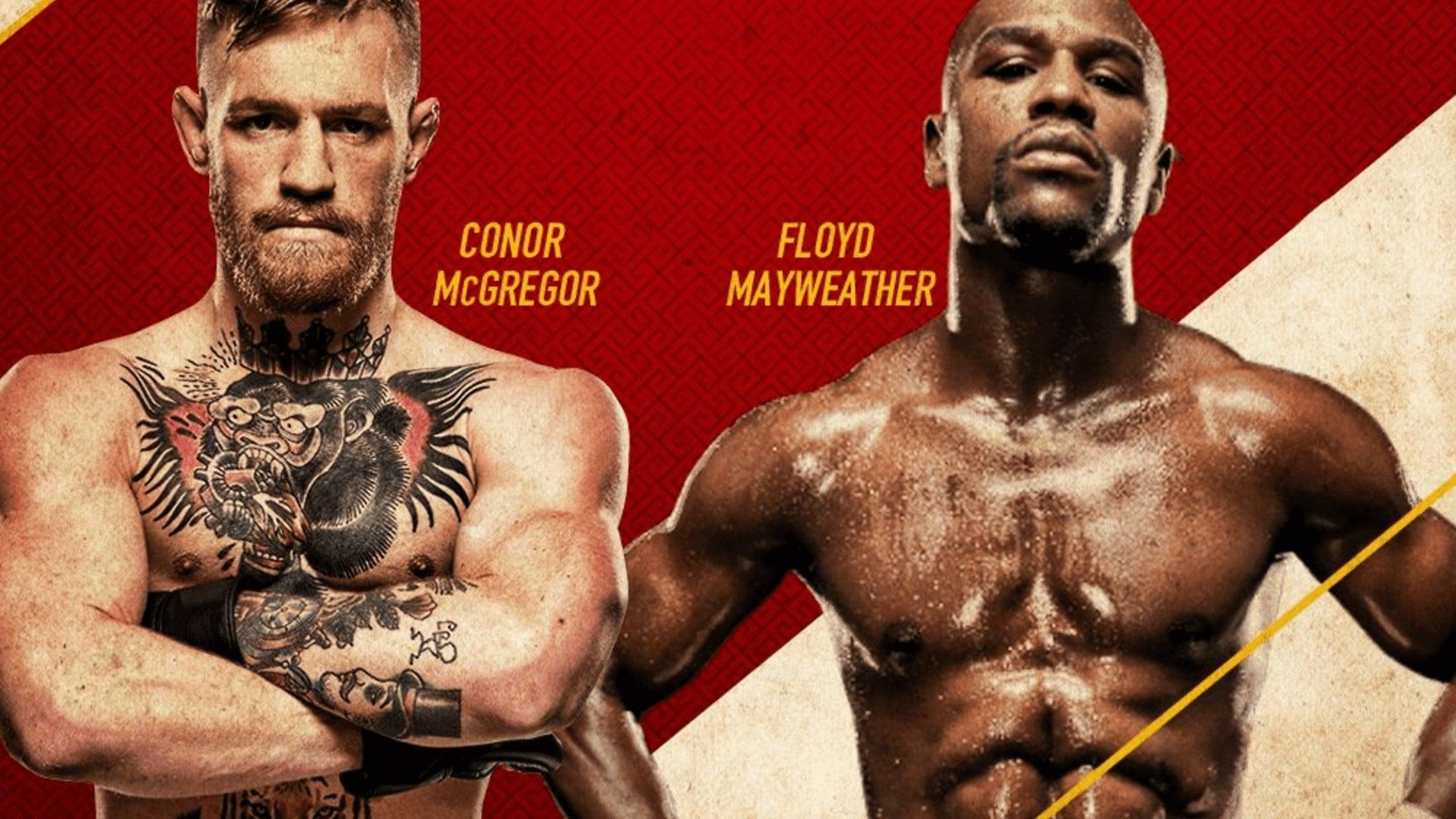Floyd Mayweather Jr. vs. Conor McGregor backdrop
