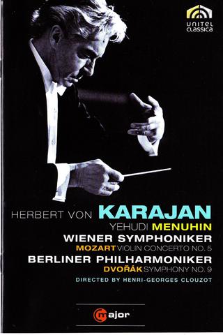Karajan: Mozart Violin Concerto No 5, Dvorak Symphony No.9 poster