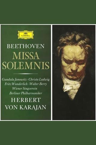Beethoven · Missa Solemnis - Herbert von Karajan poster