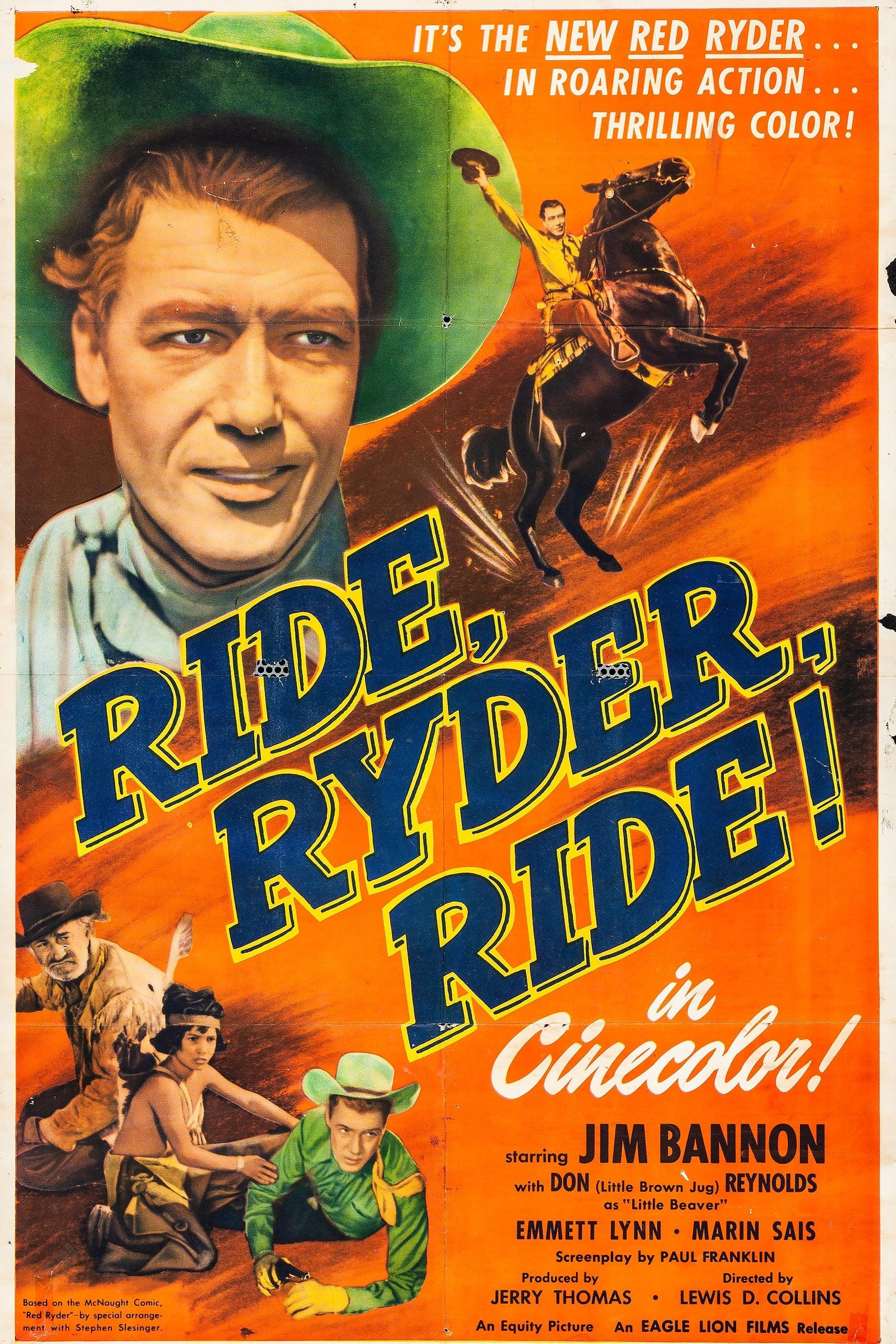 Ride, Ryder, Ride! poster