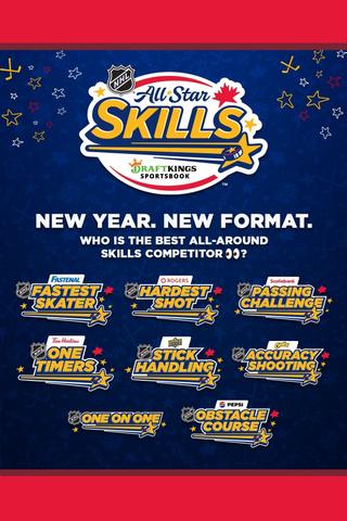 2024 NHL All-Star Skills poster