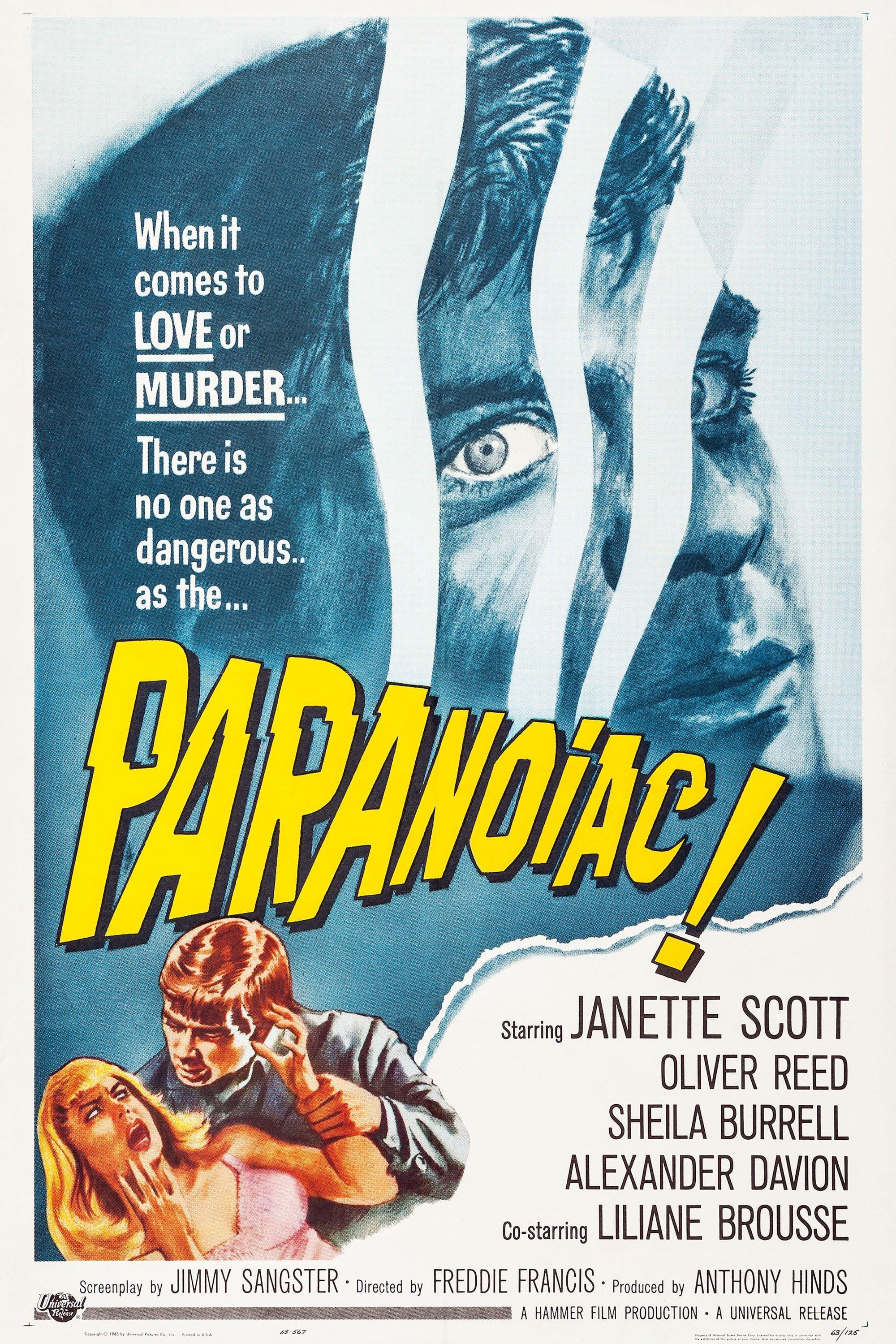 Paranoiac poster