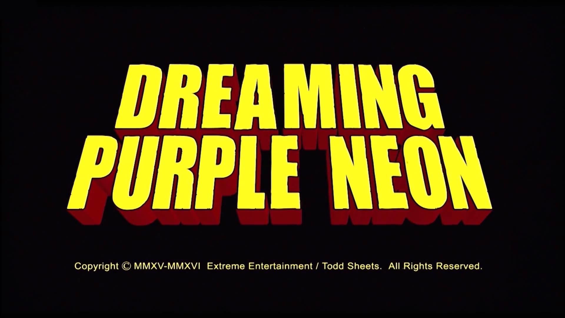 Dreaming Purple Neon backdrop