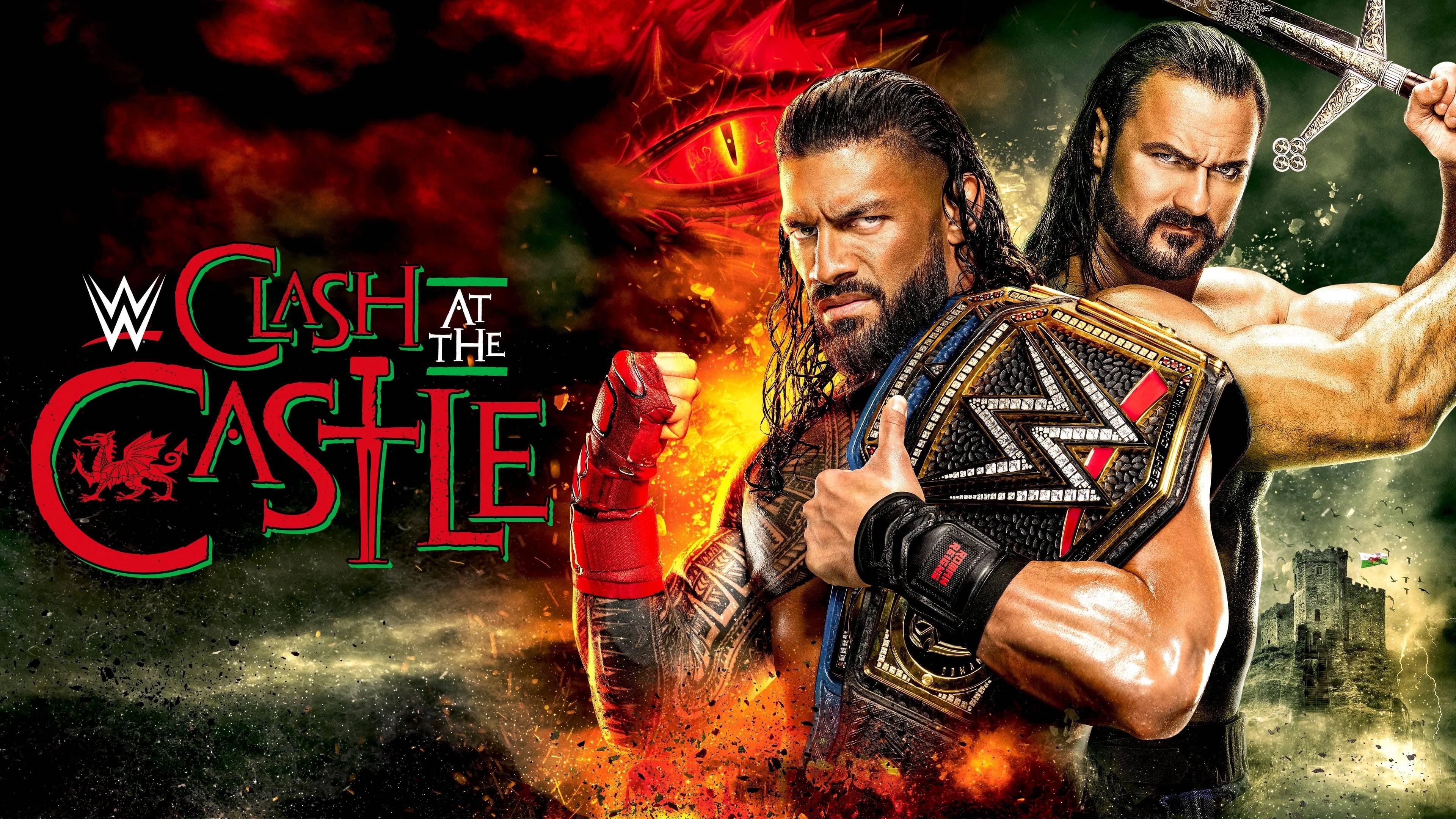 WWE Clash at the Castle 2022 backdrop