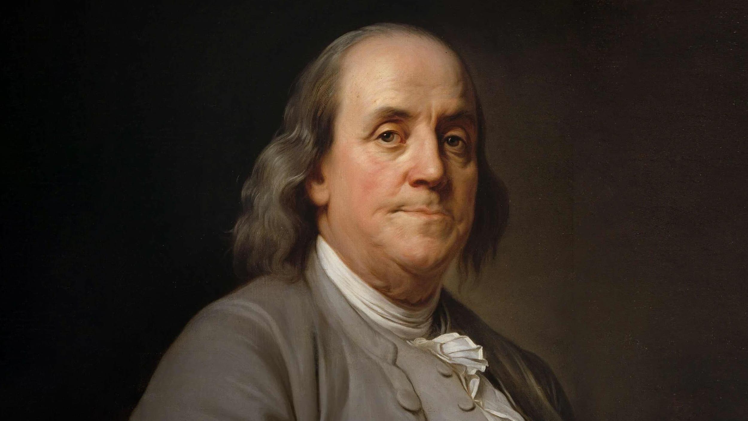 Benjamin Franklin backdrop
