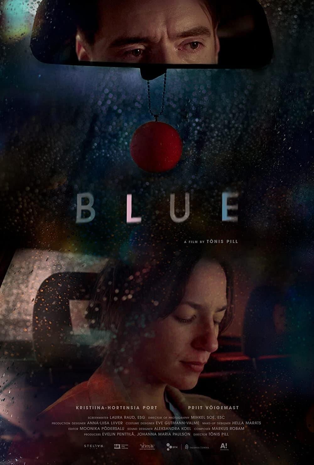 Blue poster