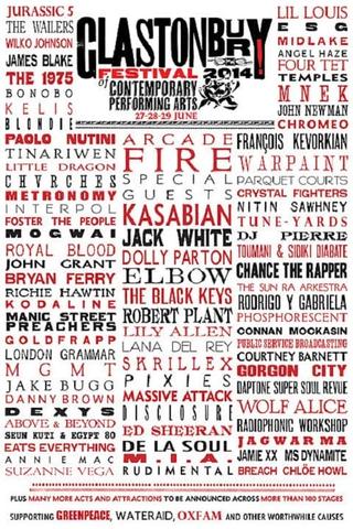 Jack White - Glastonbury poster