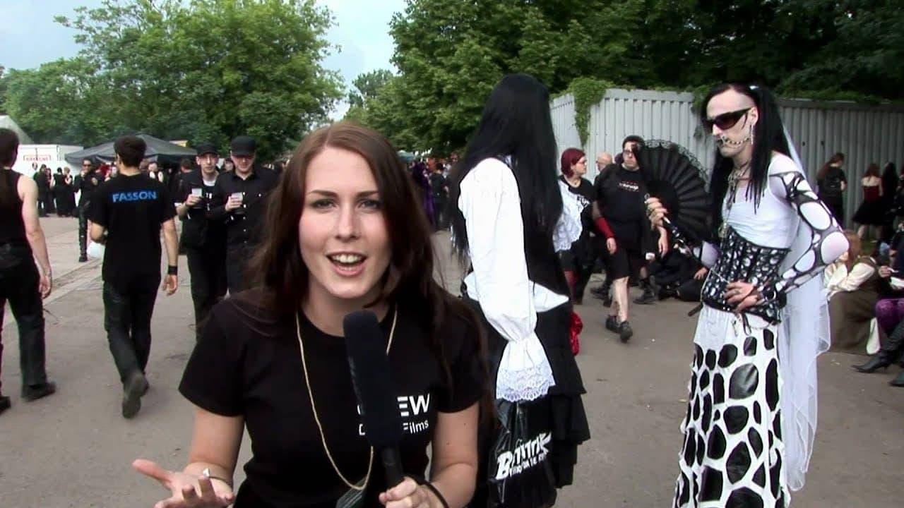 Interview with a Goth backdrop