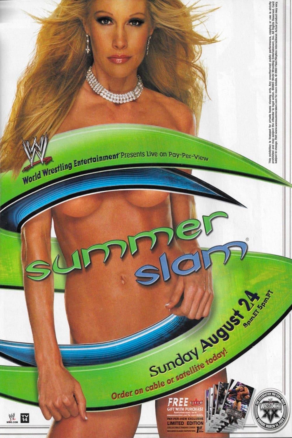 WWE SummerSlam 2003 poster