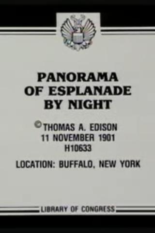 Panorama of Esplanade by Night poster