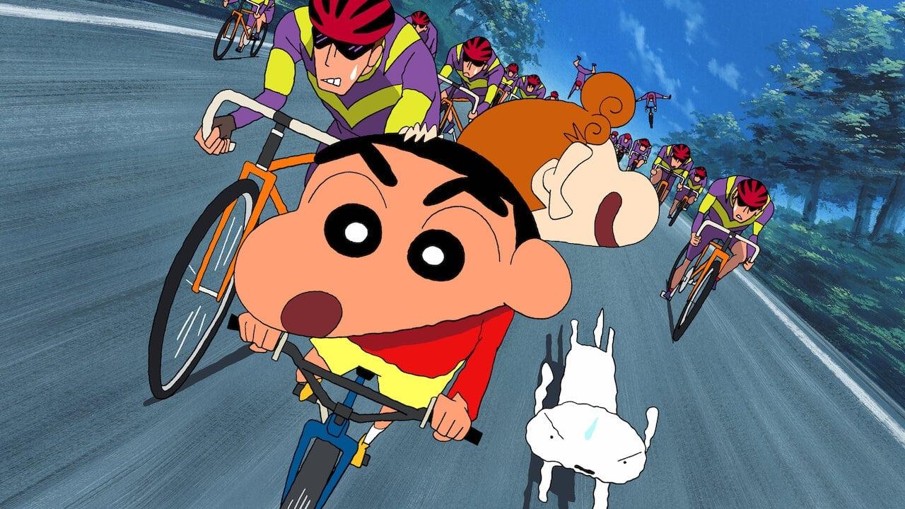 Crayon Shin-chan: The Glorious Storm-invoking Yakiniku Road backdrop