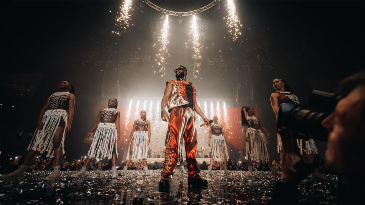 Tayc à Bercy backdrop