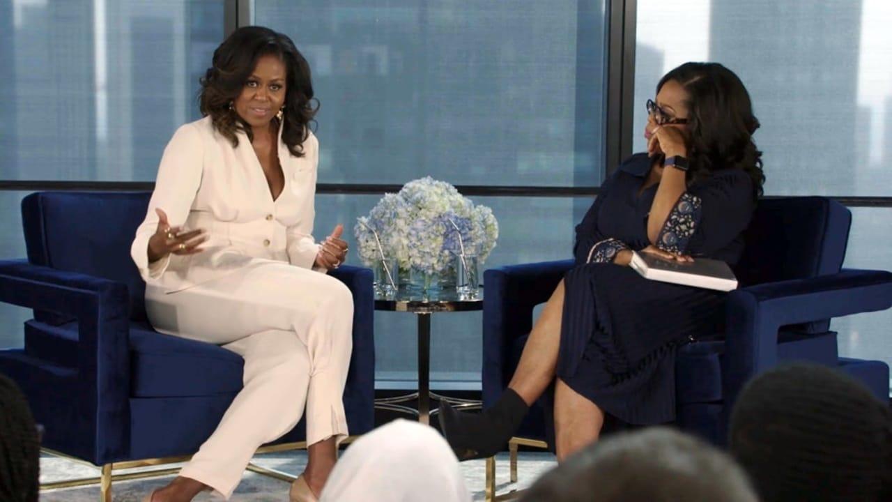 Oprah Winfrey Presents: Becoming Michelle Obama backdrop