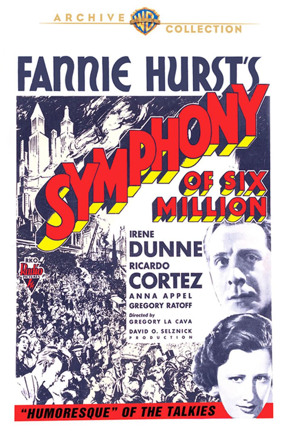 Symphony of Six Million poster