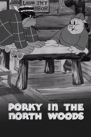 Porky in the North Woods poster