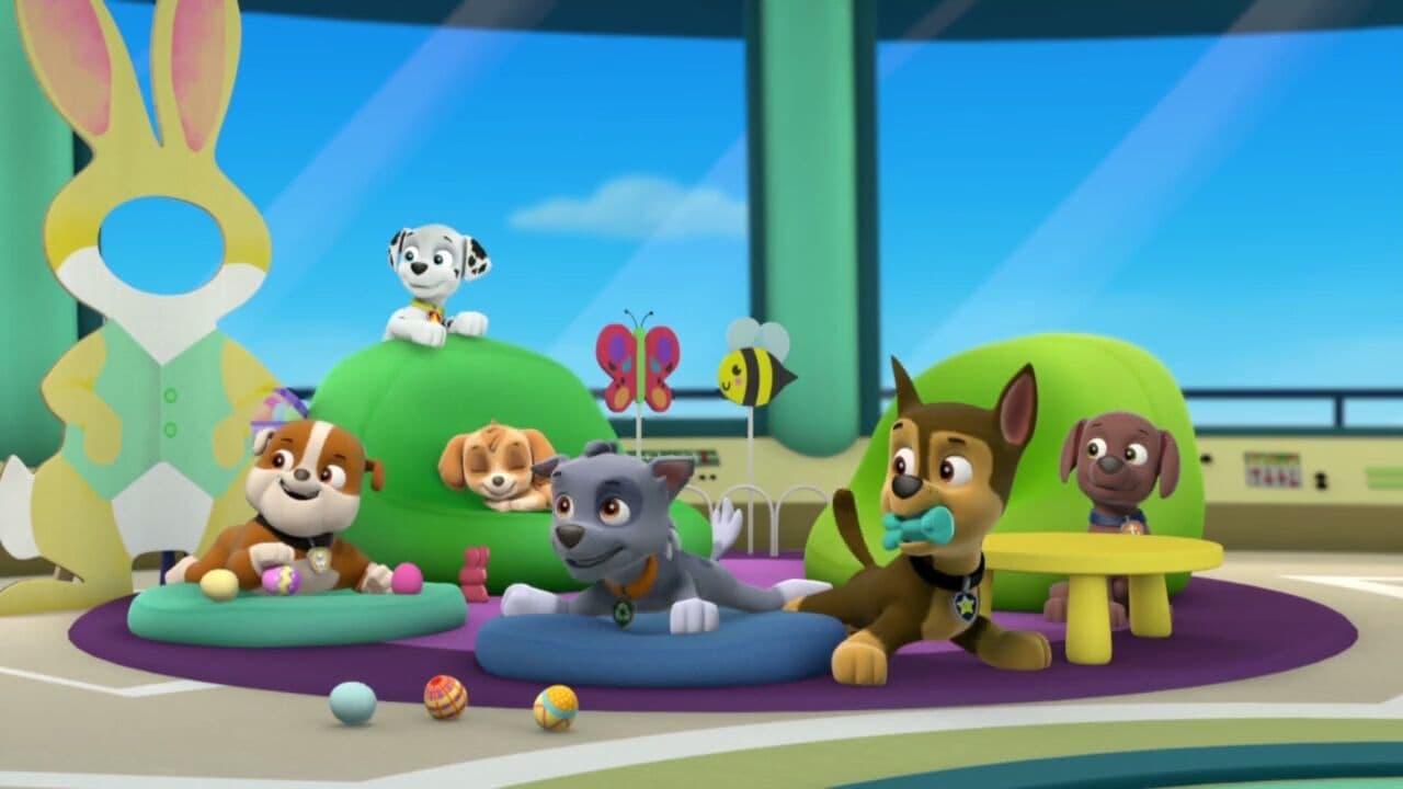 PAW Patrol - Easter Egg Hunt backdrop