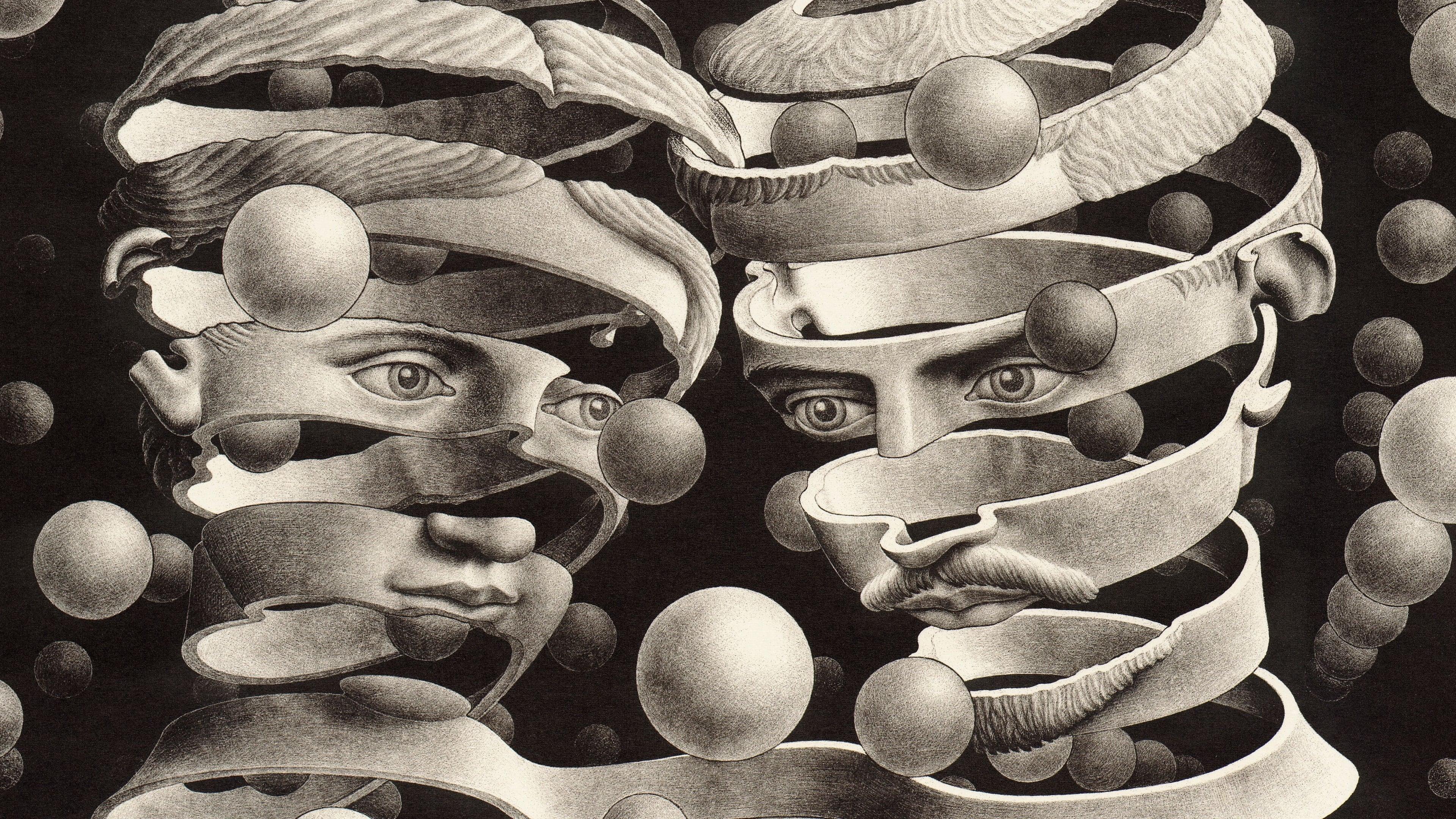 M. C. Escher: Journey to Infinity backdrop