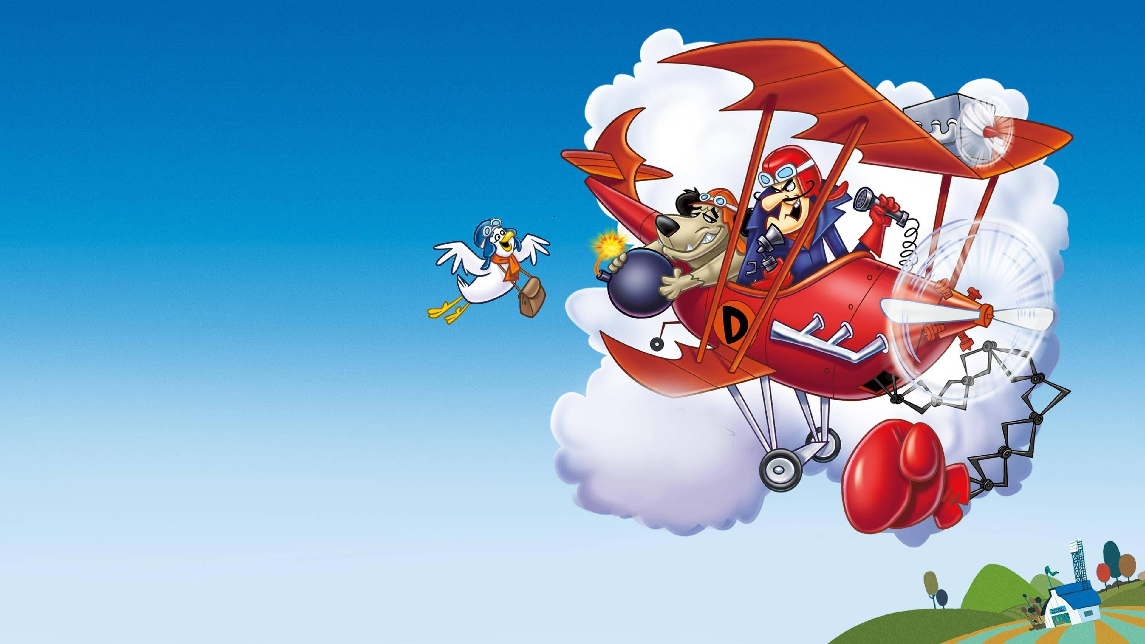 Dastardly and Muttley in Their Flying Machines backdrop