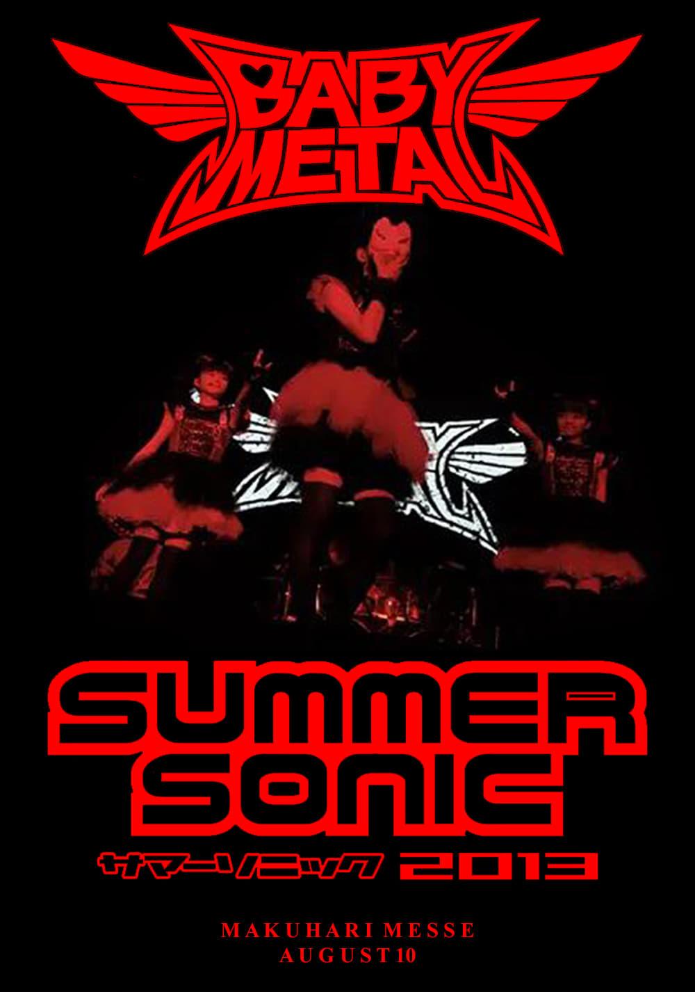 Babymetal - Live at Summer Sonic 2013 poster