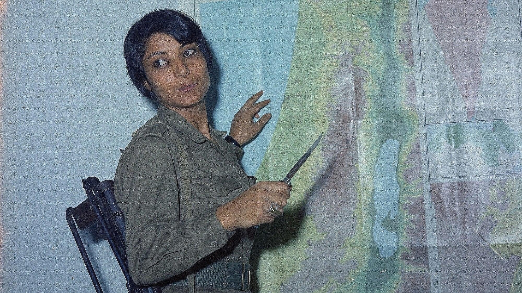 Leila Khaled Hijacker backdrop