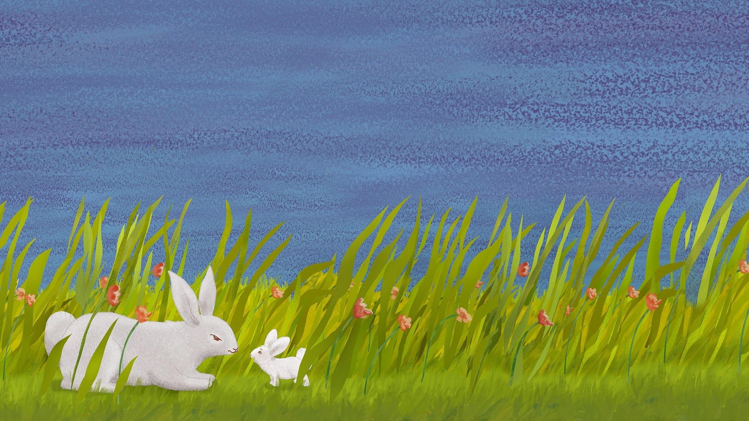 The Runaway Bunny backdrop