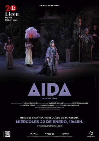 Aida Gran Teatre del Liceu poster
