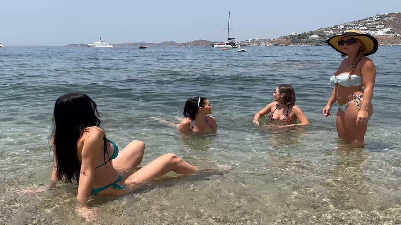 Sex Friends: Mykonos backdrop
